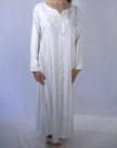 All white Randa caftan